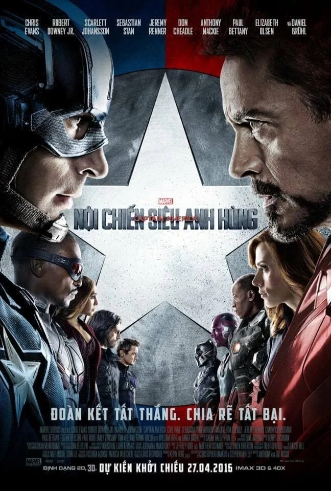 Xem phim Captain America: Nội Chiến Siêu Anh Hùng - Full HD Vietsub