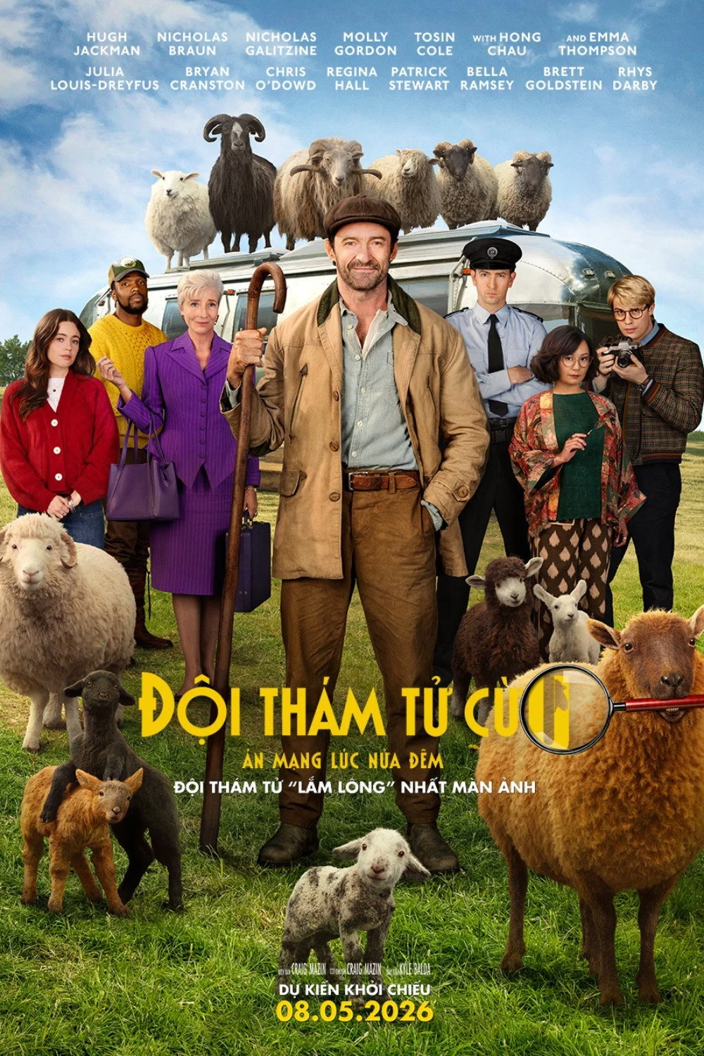 Xem phim Đội Thám Tử Cừu: Án Mạng Lúc Nửa Đêm - Full HD Vietsub